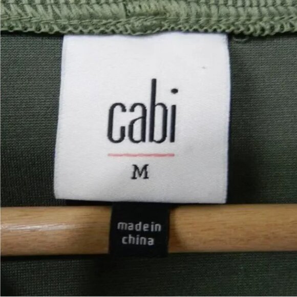 Cabi Marathon Camouflage Hoodie Jacket Green‎ Size M Style 6030 Full Zip Knit - Picture 5 of 5